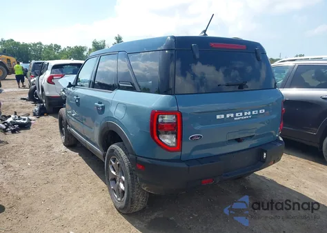 2022 Ford Bronco Sport Badlands z USA, uszkodzony, nr VIN 3FMCR9D9XNRE10274